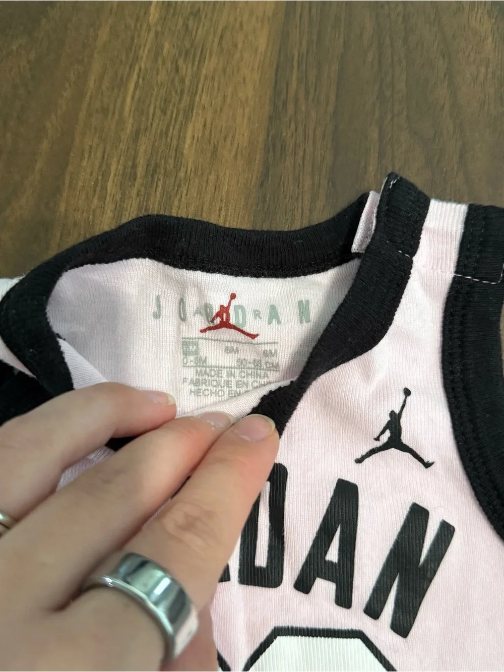 Baby girl Nike air Jordan onesie